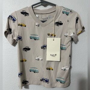 Kyte Baby Vintage Car V-neck